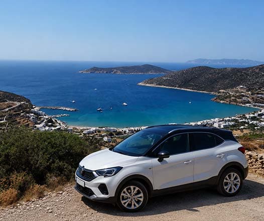 Artemis cars in Sifnos