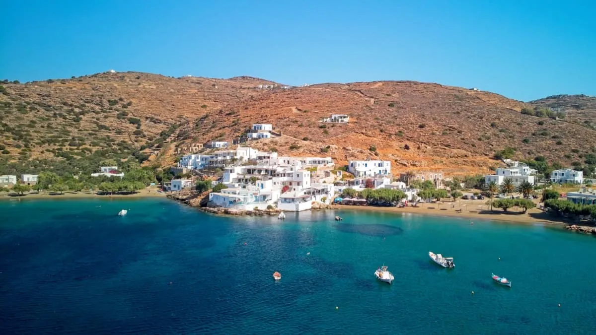 Faros fishing village beach
