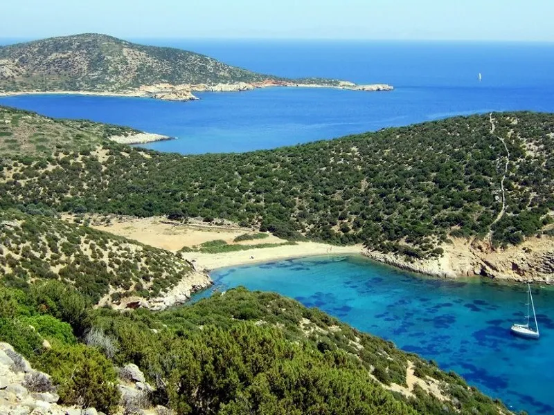 Fykiada secluded beach
